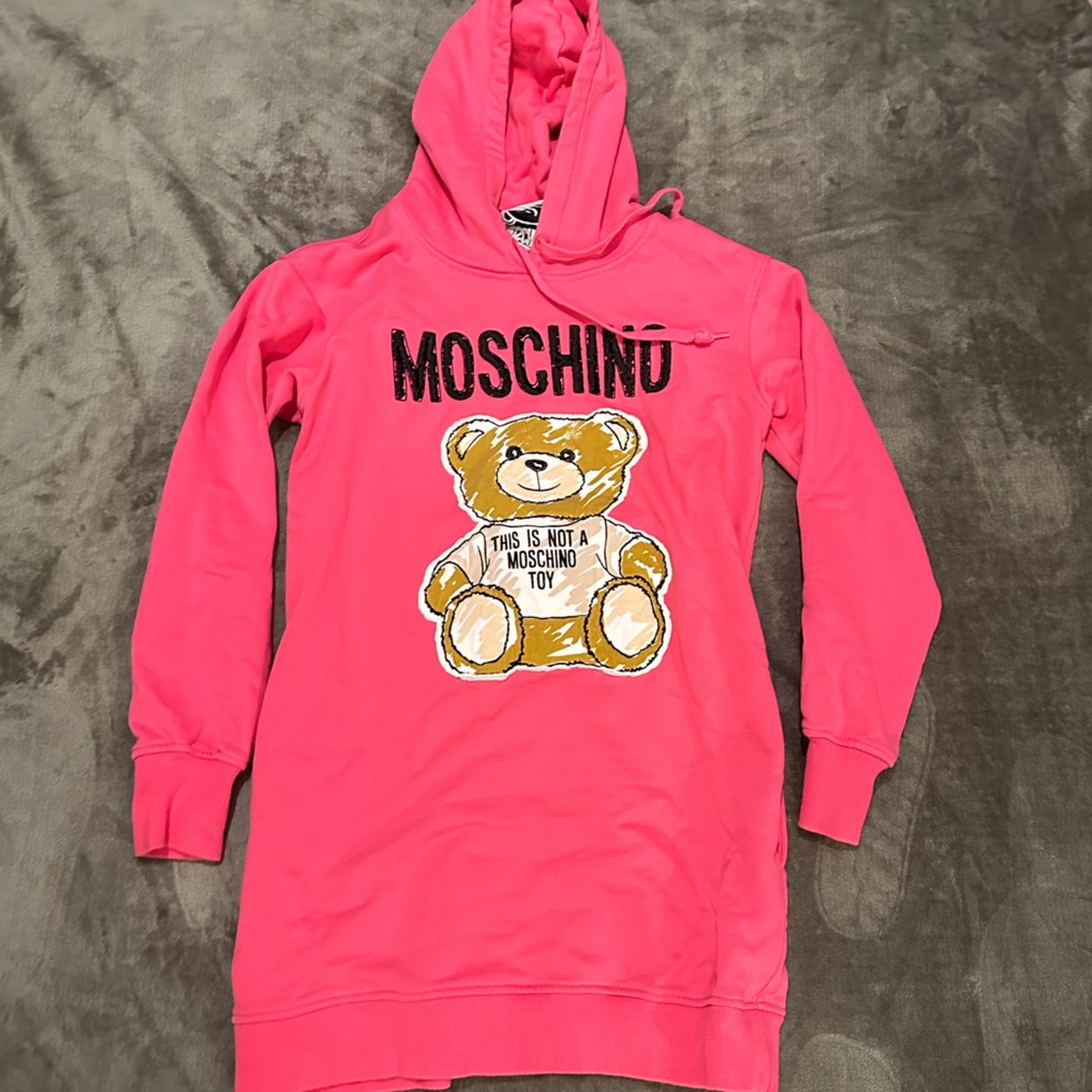 Moscino hoodie/dress size small